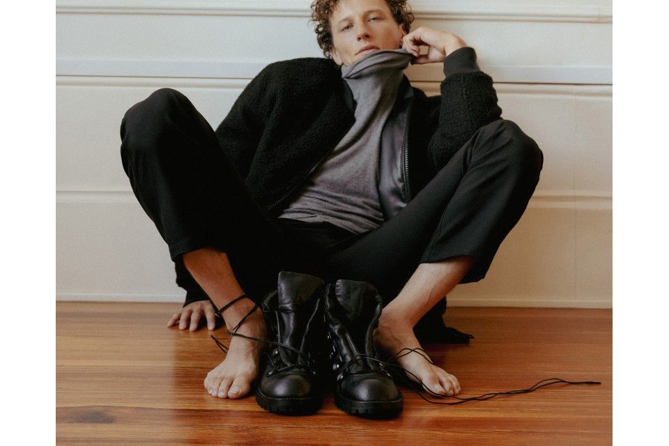 Large collection of ankle boots and boots for men