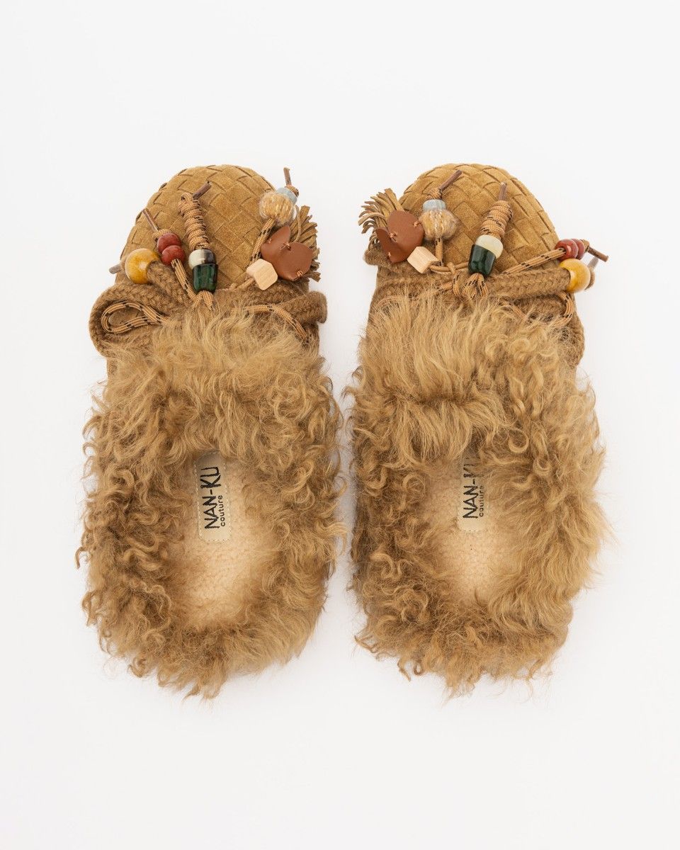 NAN-KU COUTURE SLIPPERS