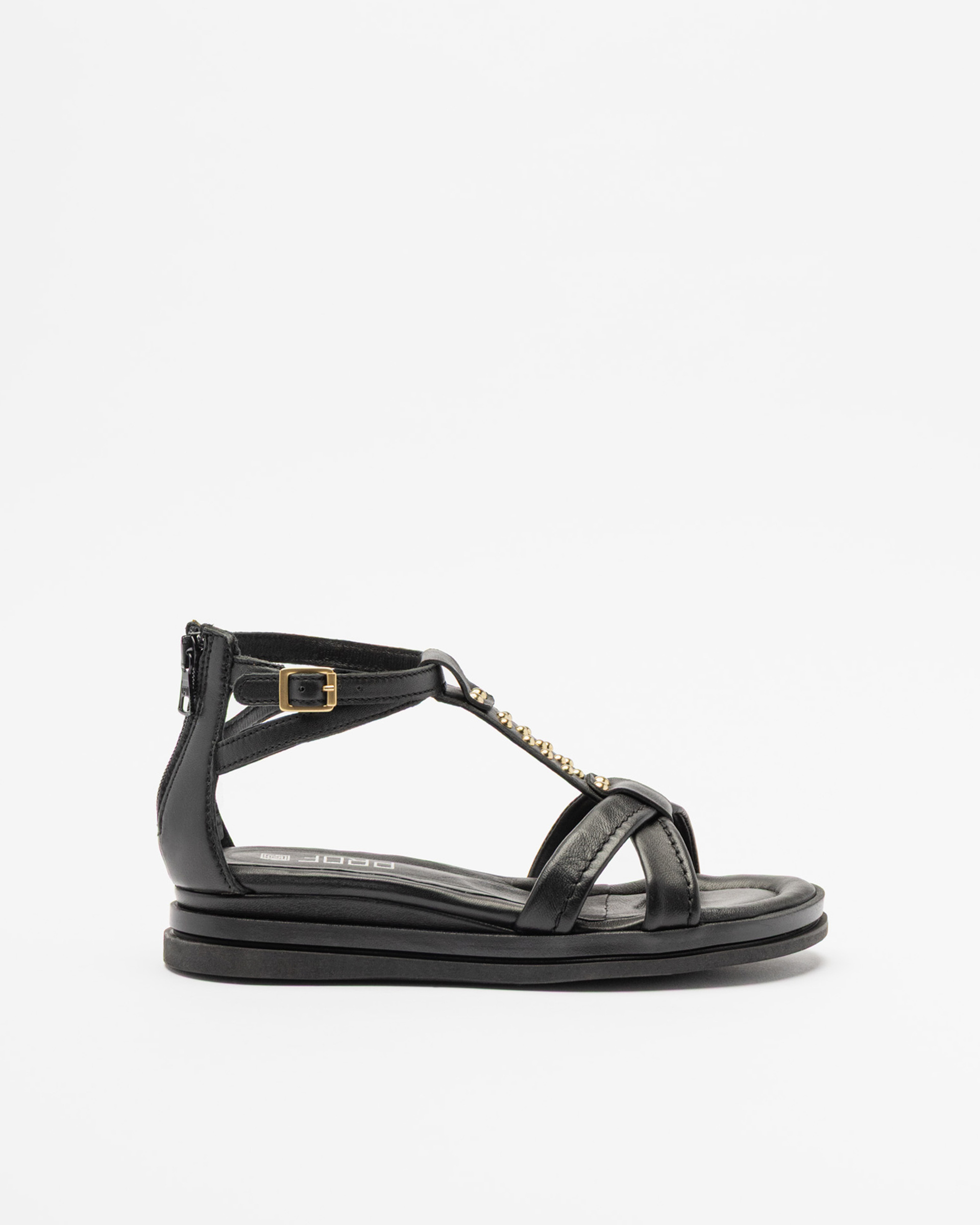 Sandalias planas PROF N14005 Negro