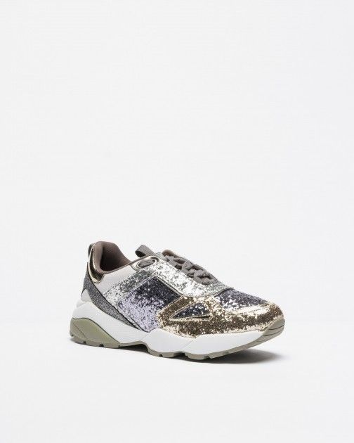 guess sneakers silver