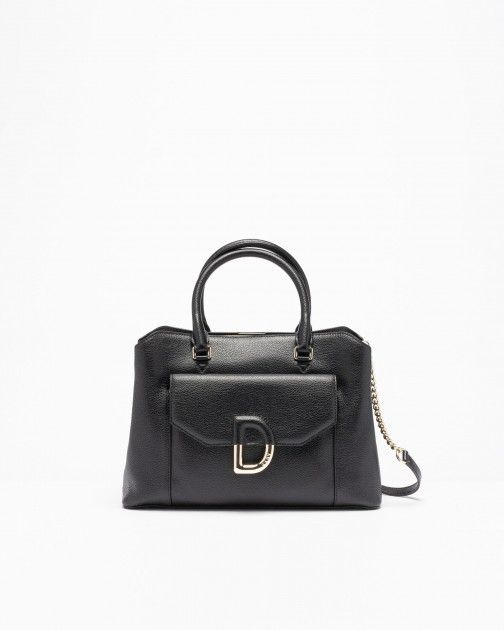 dkny bag black leather