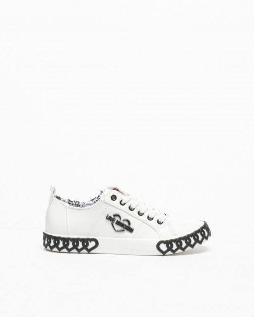 love moschino sneakers white