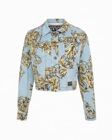 Versace Jeans Couture Cropped Denim jacket