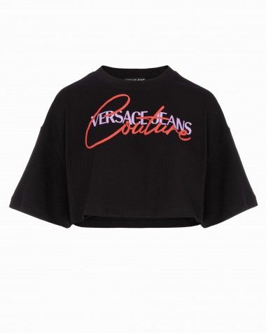 T-shirt crop top Versace Jeans Couture