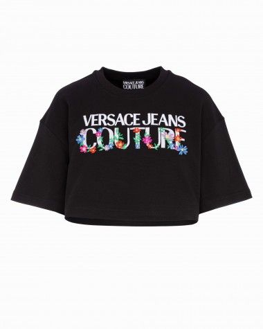 T-shirt Cropped Versace Jeans Couture
