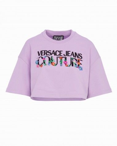 T-shirt crop top Versace Jeans Couture