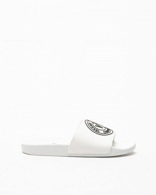 adopt reader Huh Chinelos slide Versace Jeans Couture 72YA3SQ3 Branco | PROF Online Store