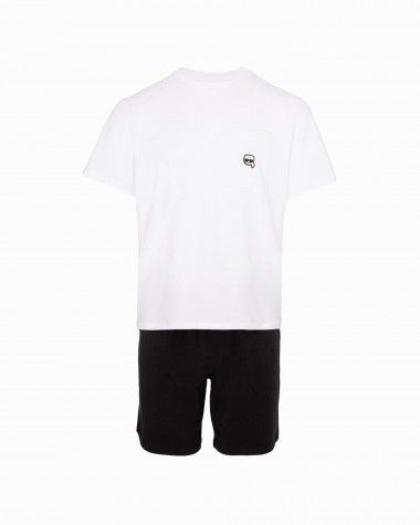 Conjunto de Pijama Camiseta + Shorts Karl Lagerfeld