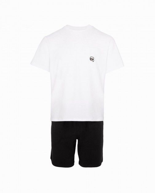 Set Pigiama T-shirt + Pantaloncini Karl Lagerfeld