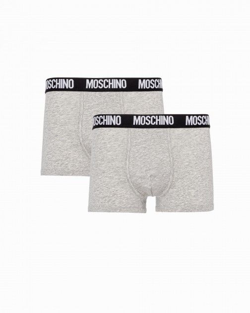 Pack 2 Boxers Moschino Underwear A4771 Preto - 19-A4771-01