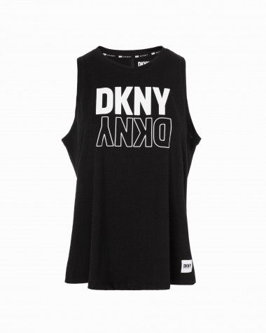 T-shirt manga caveada DKNY Sport