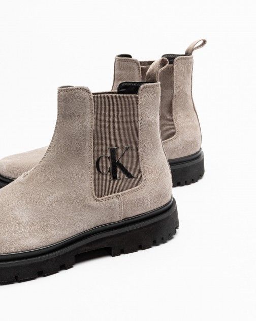 Calvin Klein Jeans YM0YM00271 Taupe Chelsea Ankle boots - 182-M0271I-38 |  PROF Online Store
