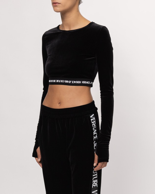 Versace Jeans Couture Cropped sweatshirt