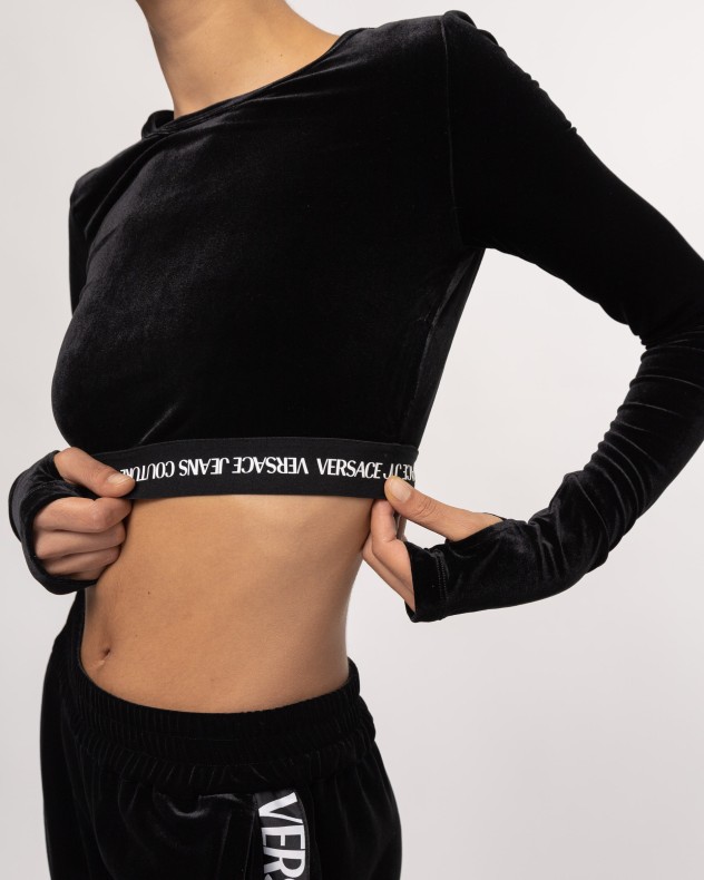 Versace Jeans Couture Cropped sweatshirt