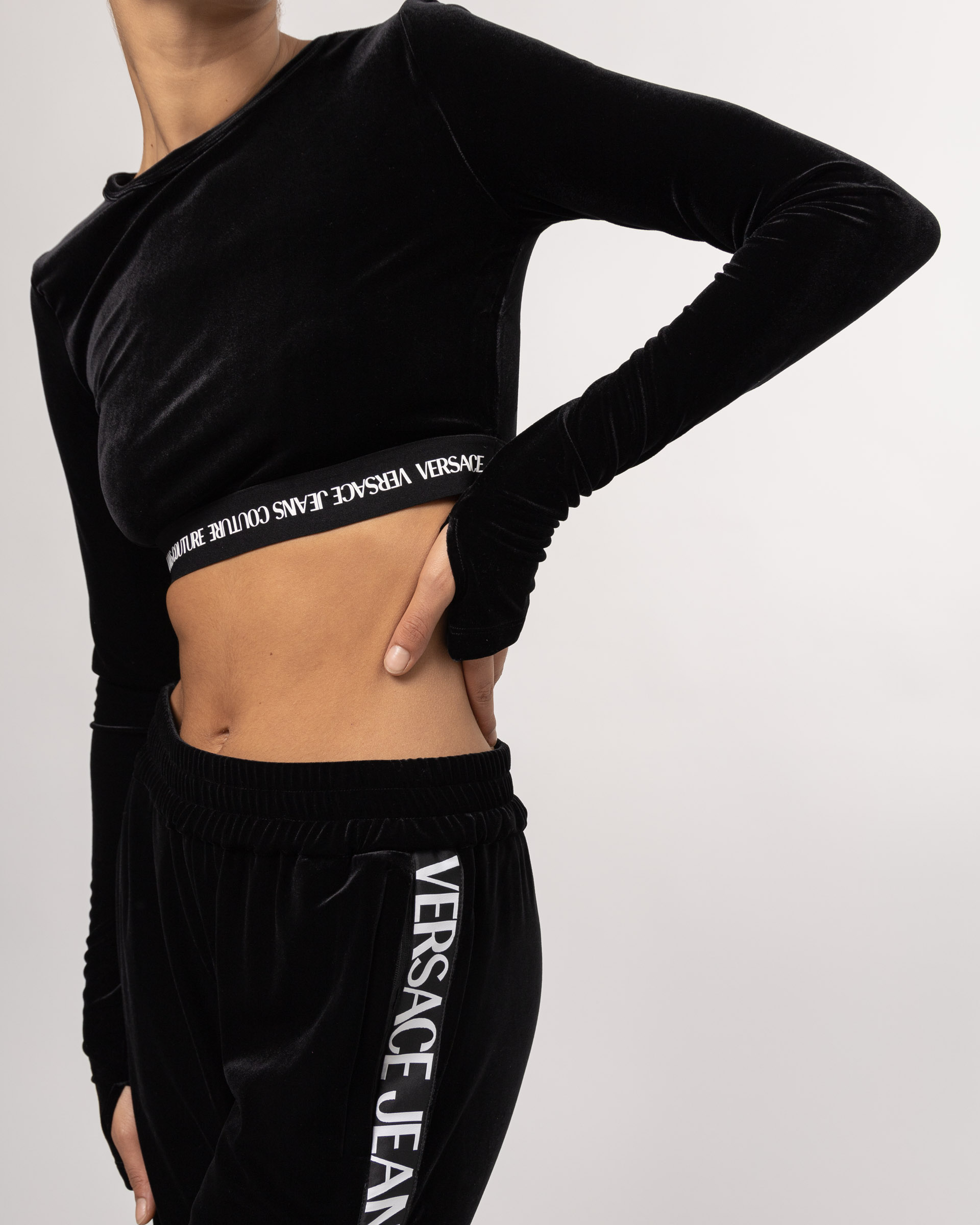 Versace Jeans Couture Cropped sweatshirt