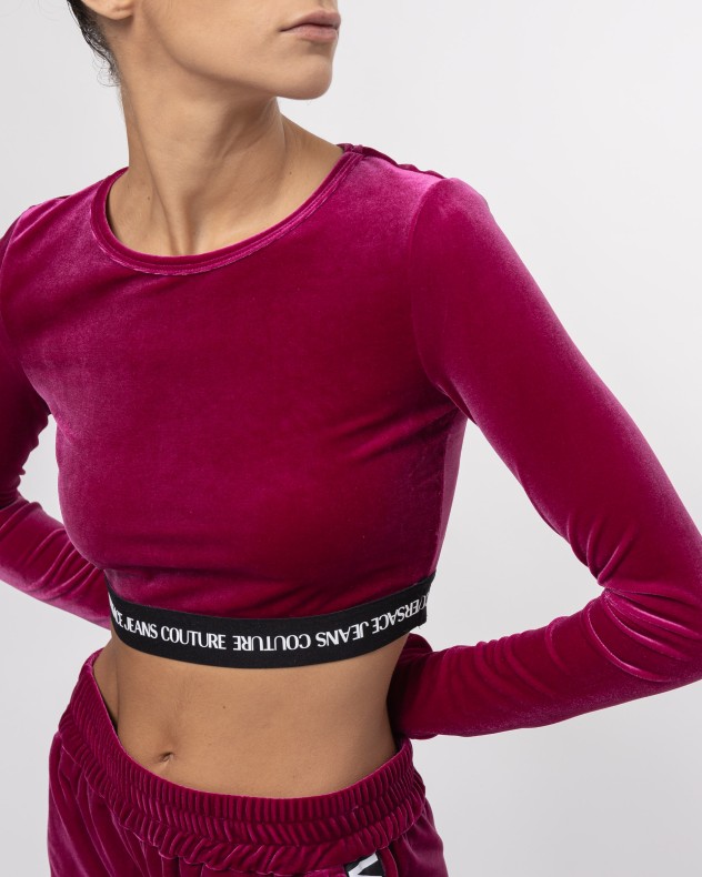 Versace Jeans Couture Cropped sweatshirt