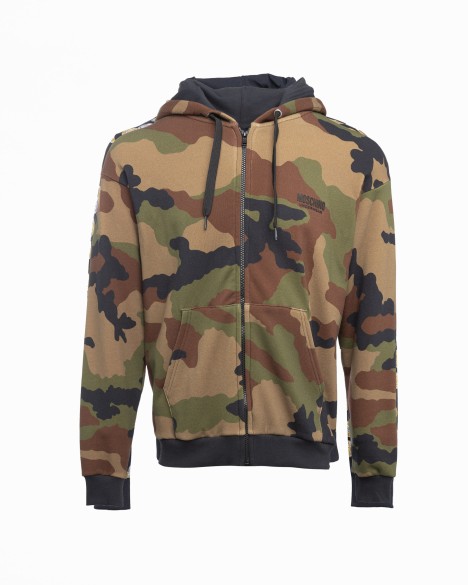 Casaco com capuz Moschino Underwear