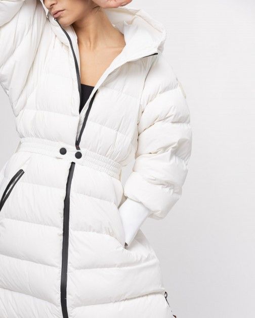 After Label Long Puffer Jacket
