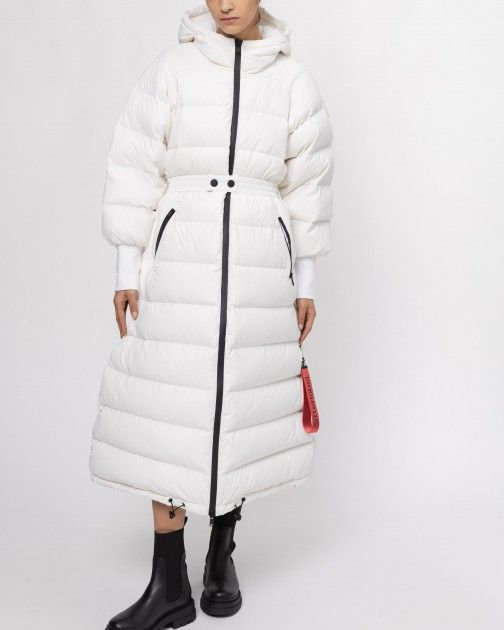After Label Long Puffer Jacket