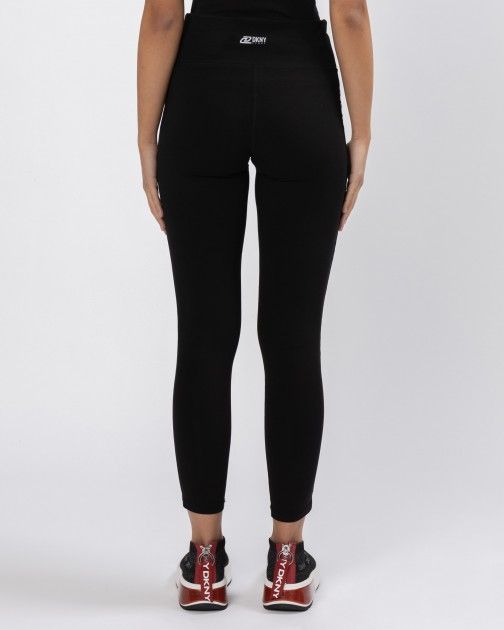 DKNY colour-block sports leggings Schwarz, Isabel Marant 'Aude' metallic  finish trousers, Women's Clothing