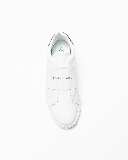 Calvin Klein Jeans YW0YW01021 White Slip-On Sneakers - 182-W01021-00 ...