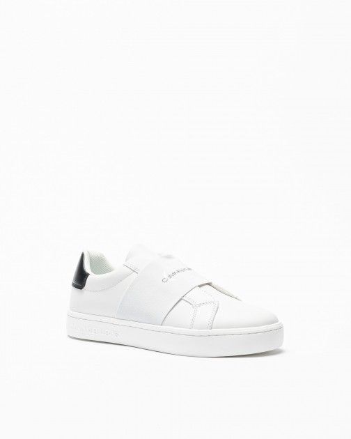 Calvin Klein Jeans YW0YW01021 White Slip-On Sneakers - 182-W01021-00 ...
