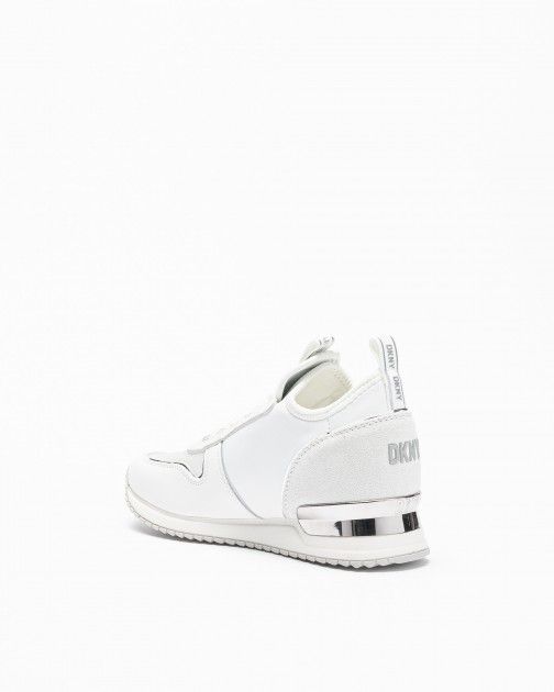 Dkny Sabatini White Wedge sneakers - 302-261395-00 | PROF Online Store