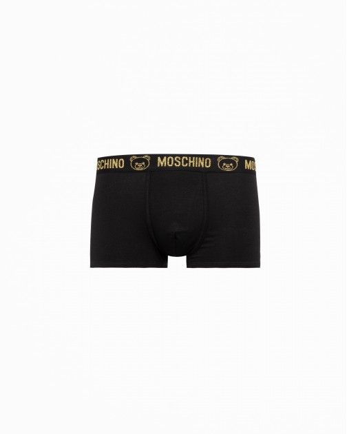 Pack T-Shirt + Boxer Moschino Underwear A2102 Preto - 19-A2102-01