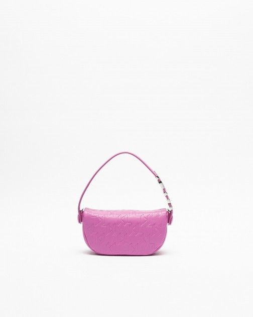 Karl Lagerfeld 'k/swing Sm Baguette' Handbag In Purple