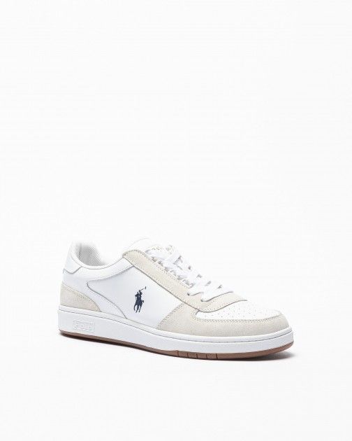 Polo Ralph Lauren Polo Court White Sneakers - 448-834463-00 | PROF Online  Store