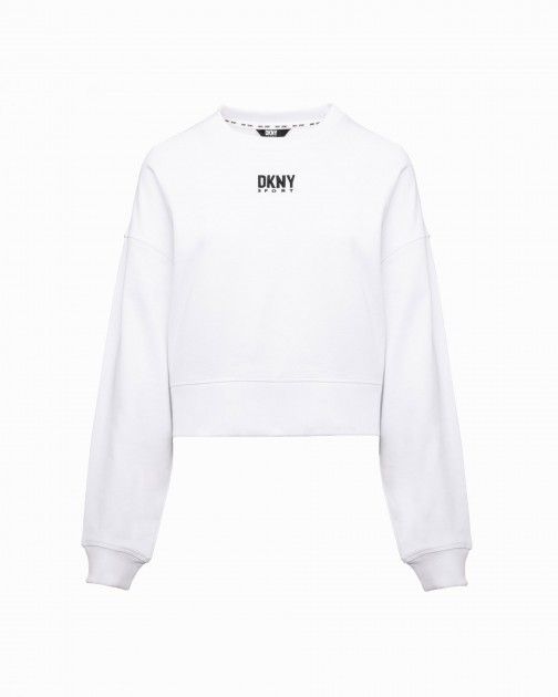 DKNY Sport Cropped oversized sweatshirt