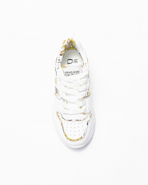 Versace Jeans Couture Fondo Court Trainers White | Mainline Menswear Ireland
