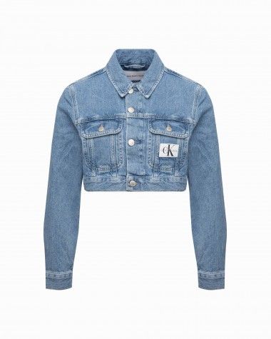 Calvin Klein Jeans Cropped Denim jacket