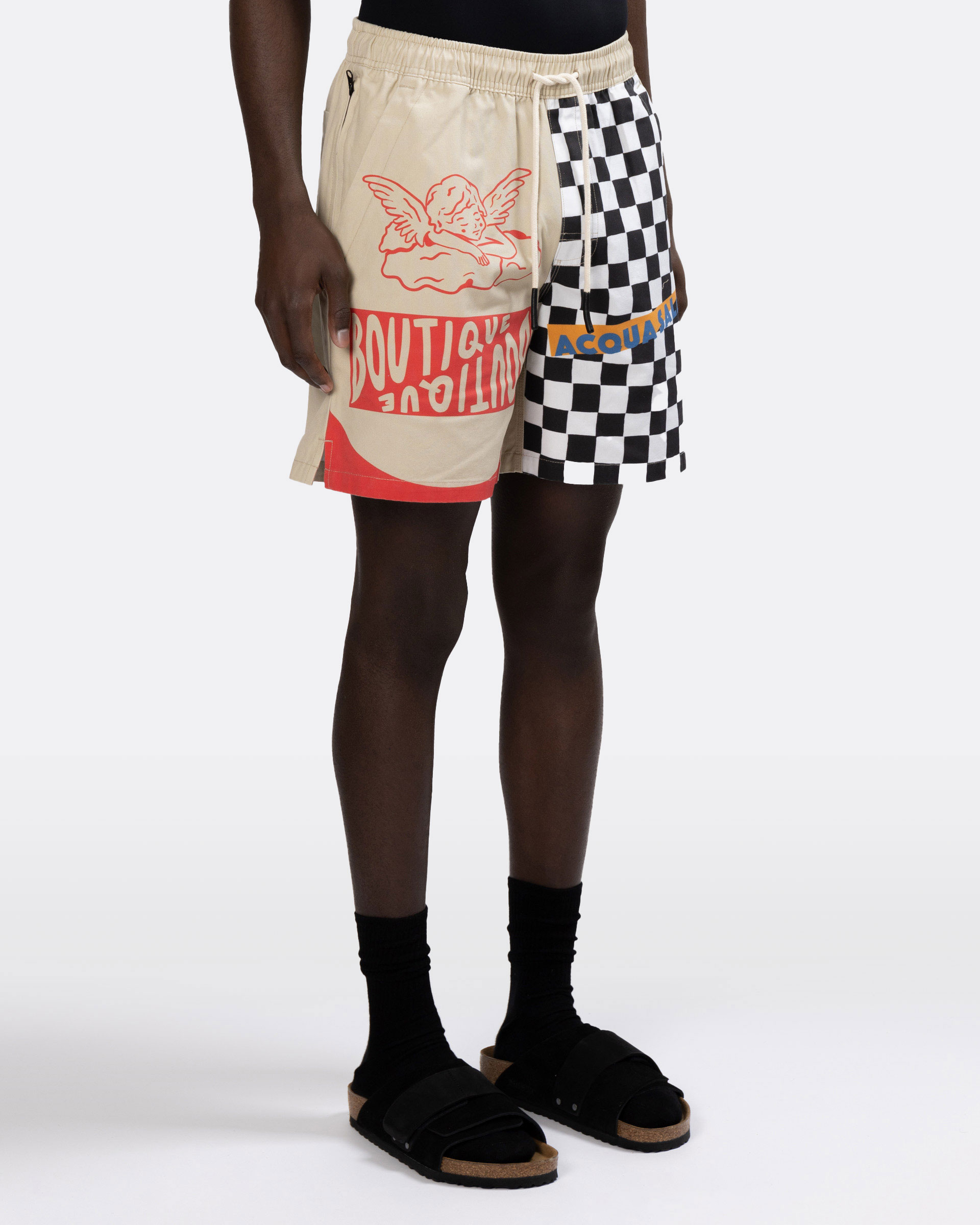 Rekbare korte broek OAS