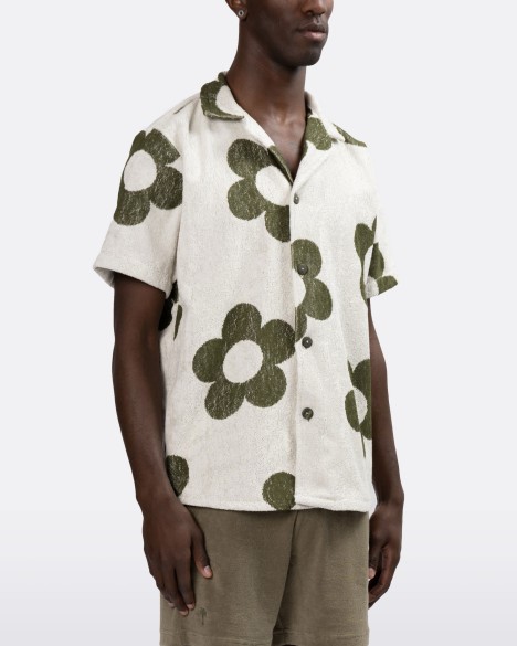 Camisa de manga corta de tela de rizo en algod�n OAS