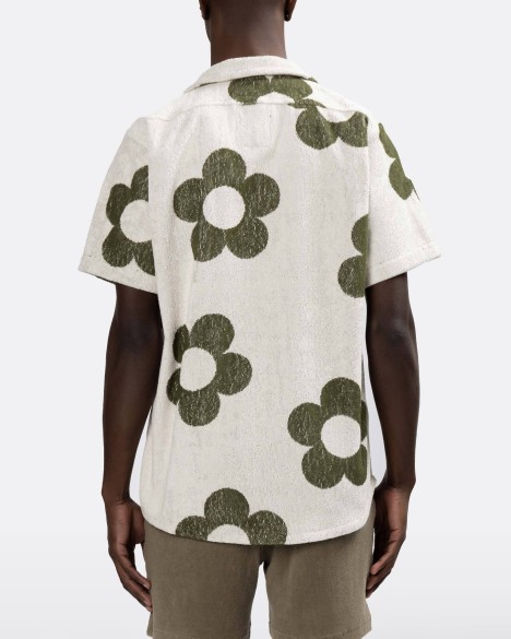 Camisa de manga corta de tela de rizo en algod�n OAS