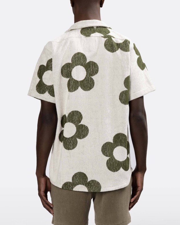 Camisa de manga corta de tela de rizo en algod�n OAS