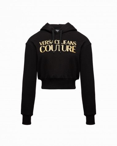 Hoodie Cropped Versace Jeans Couture