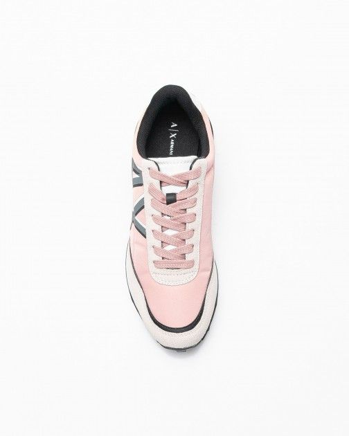 Embroidered logo sneakers | ARMANI EXCHANGE Woman