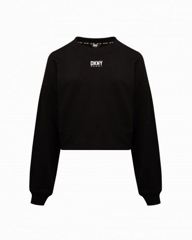 DKNY Sport Cropped oversized sweatshirt