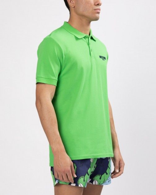 Moschino Swim Polo Shirt in Cotton piqu?