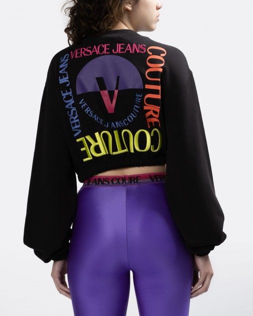 Cropped-Pullover Versace Jeans Couture