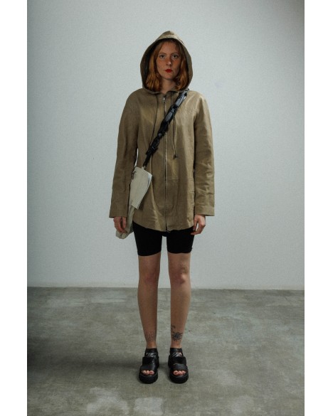 Lange Lederjacke MUT
