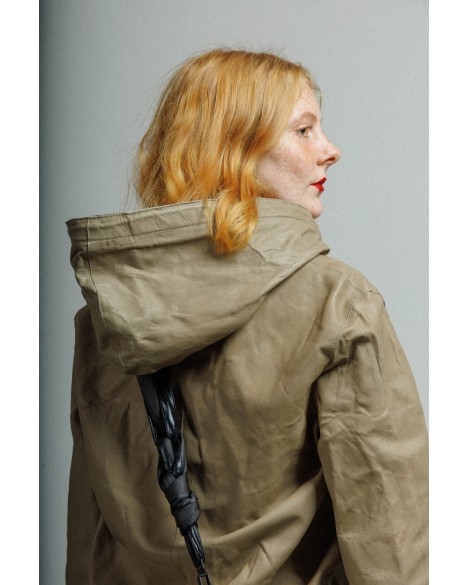 Veste longue en cuir MUT Veste longue en cuir MUT