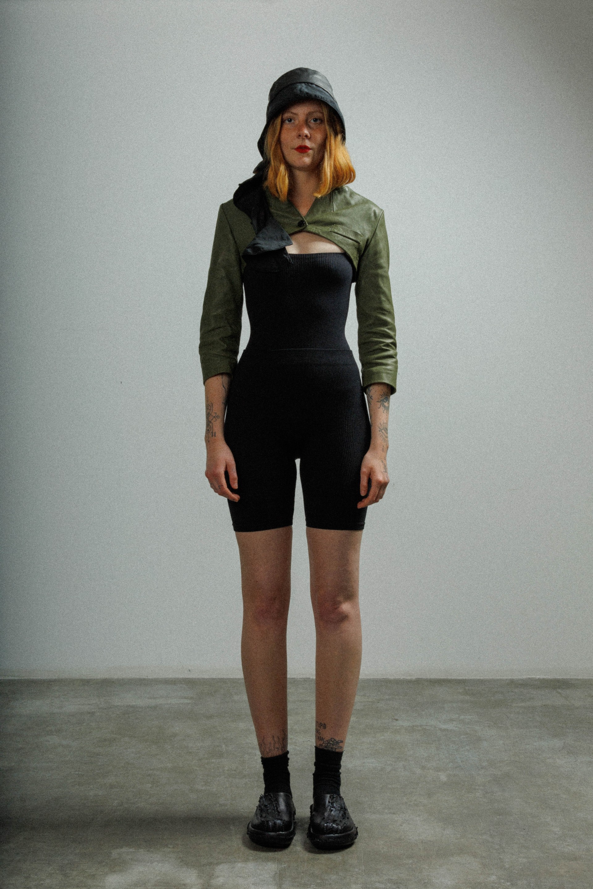 MUT Cropped leather jacket