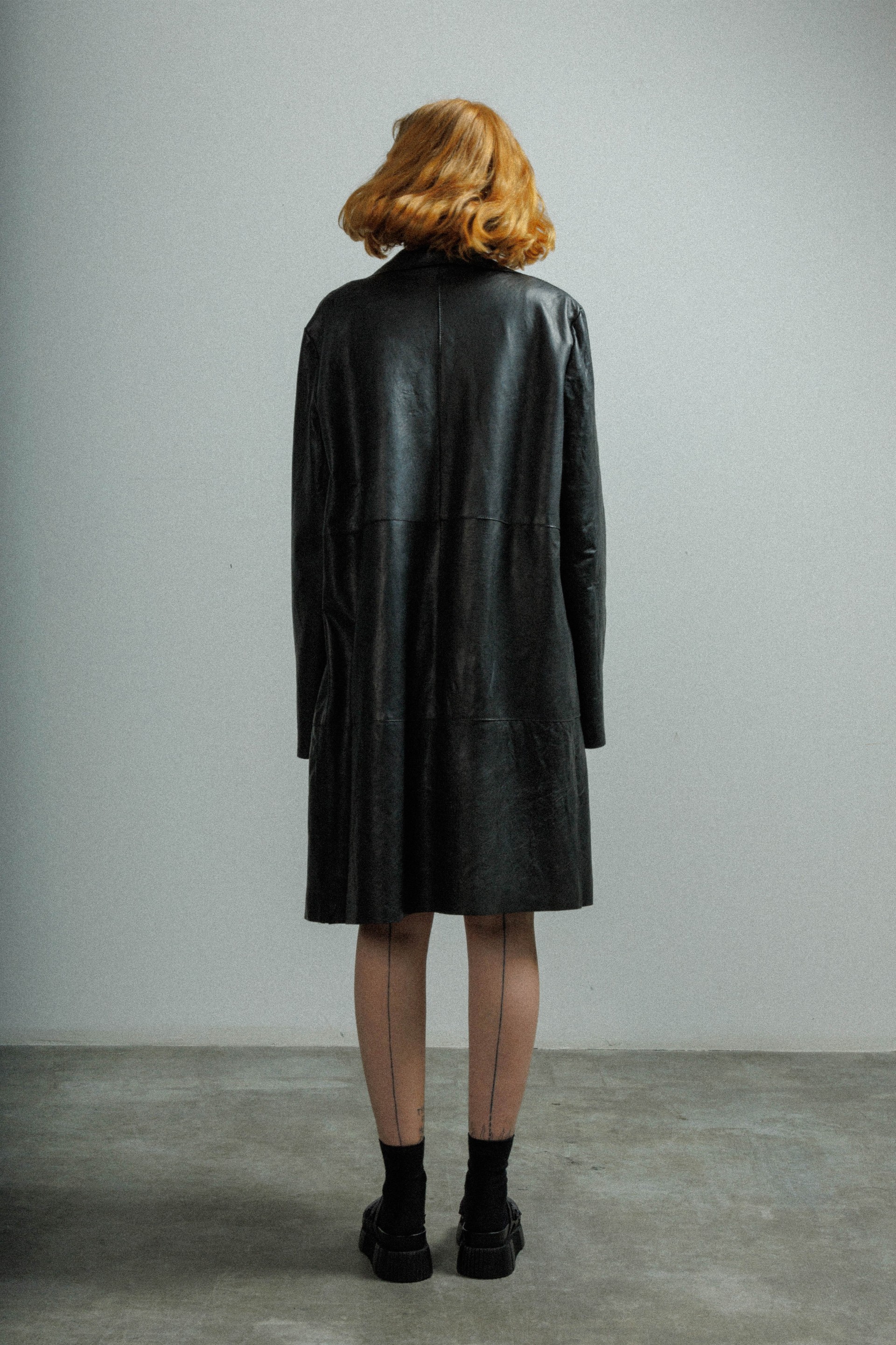 MUT Long leather jacket