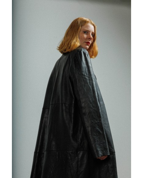 Veste longue en cuir MUT Veste longue en cuir MUT
