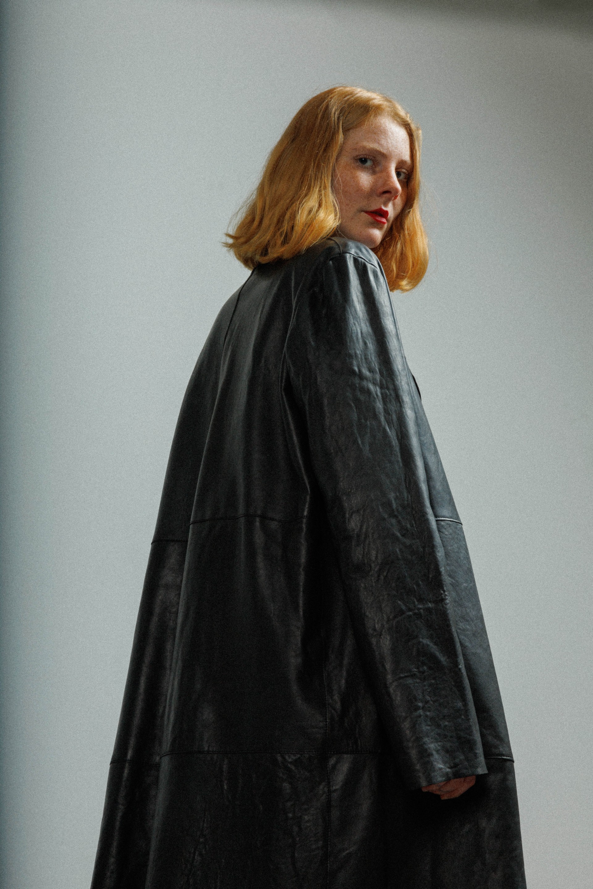 MUT Long leather jacket