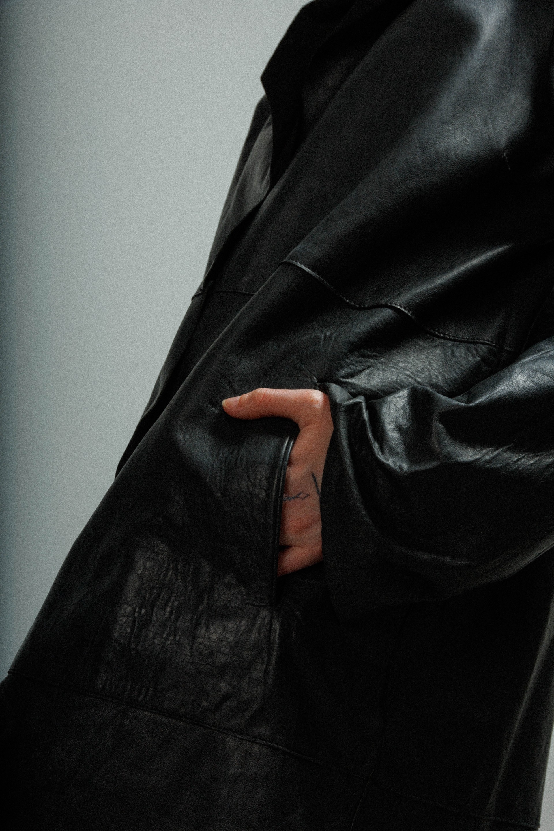 MUT Long leather jacket