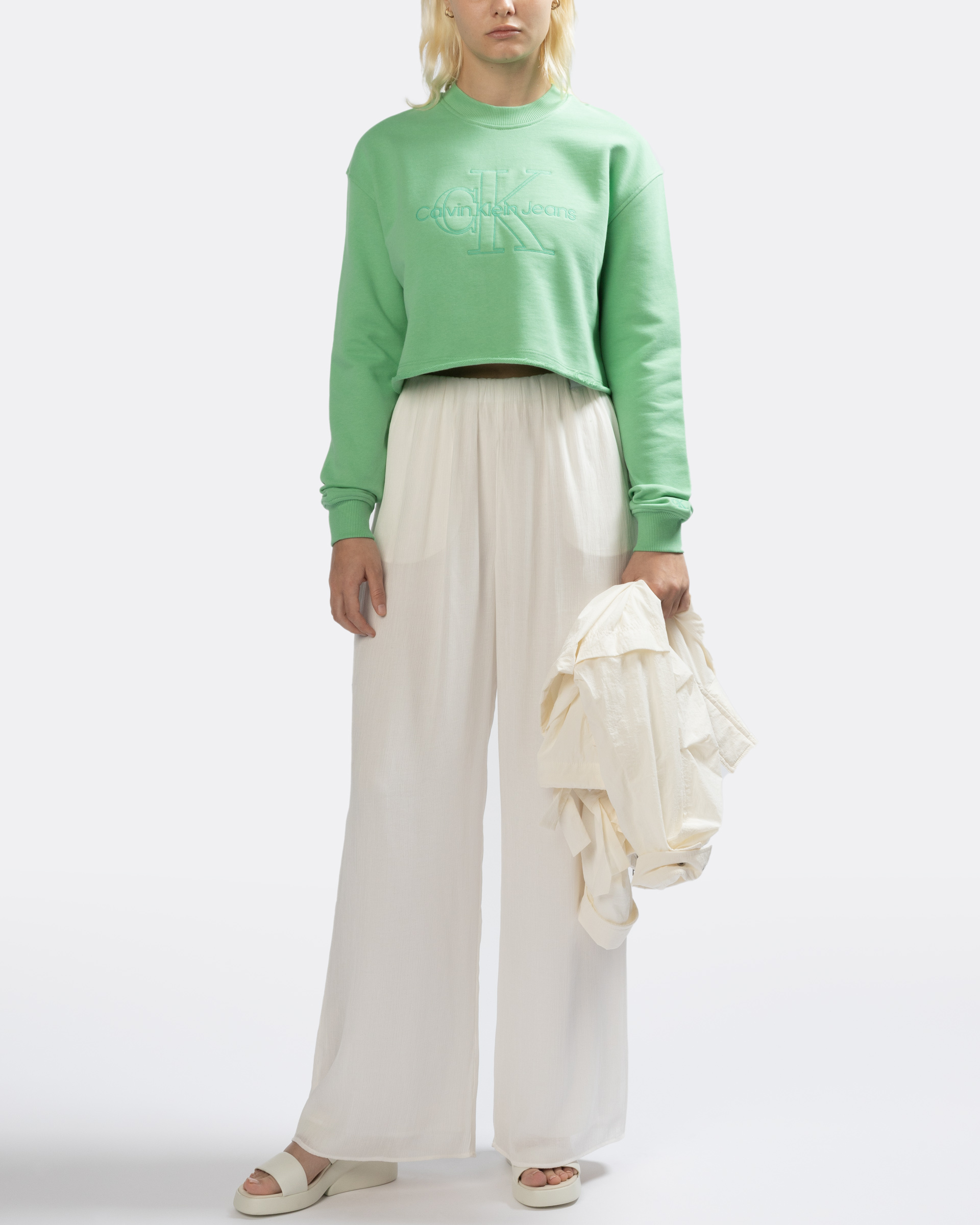 Camisola cropped Calvin Klein Jeans